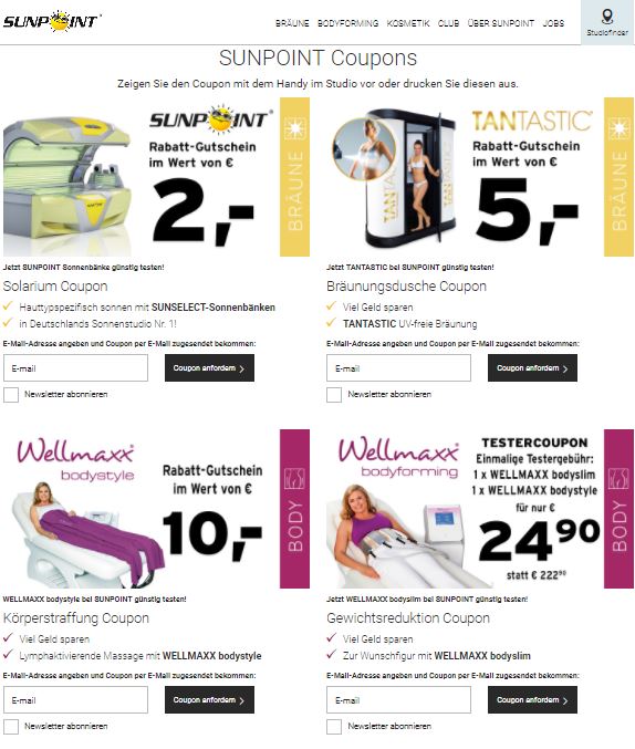 SUNPOINT Coupons