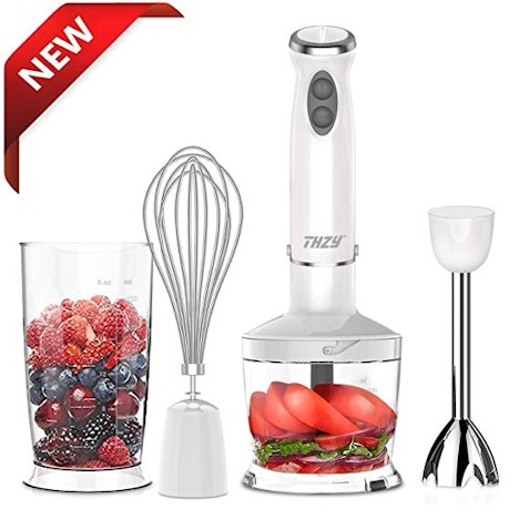 4in1 Pürierstab zum Mixen, Pürieren, Zerkleinern etc.