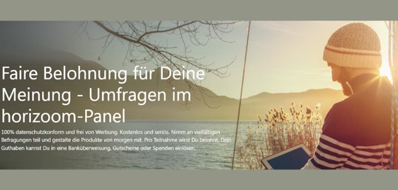 Umfragen beantworten & Gutscheinprämien verdienen 💣 Jetzt bei Horizoom