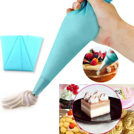 Silikon-TPU Piping Tasche Wiederverwendbare Creme-Gebäck-Beutel-Kuchen-Werkzeug verziert DIY