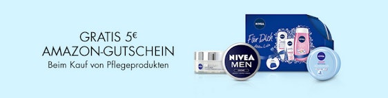 5€ Amazon-Gutschein beim Kauf von Pflegeprodukten im Wert von mindestens 15€