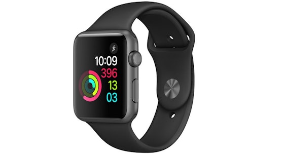 Apple Watch 42mm in Schwarz mit Sportarmband für 244€ - erste Generation