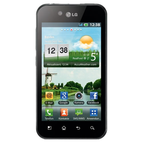 LG P970 Optimus Black für 119€ - Einsteiger Smartphone