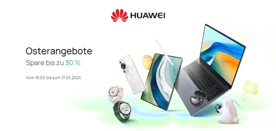 50€ Huawei Gutschein auf Laptops - z. B.: HUAWEI MateBook D 14 2024 12th Gen Core für 549€