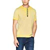 camel active Herren T-Shirt Henley 1/2 CPD, Gelb (Yellow 60), Large