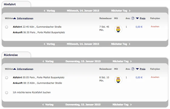 Mit MegaBus durch Deutschland und Europa ab 1,50€ pro Strecke