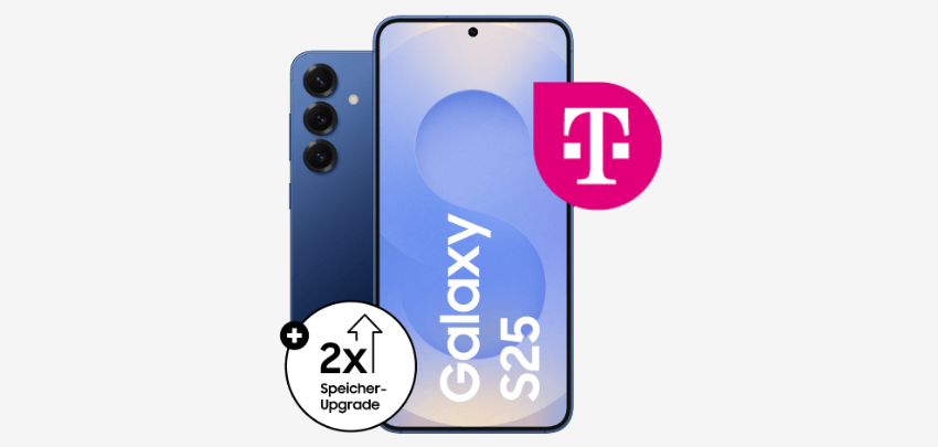  Super günstig 📱 Samsung Galaxy S25 mit Telekom 20GB 5G/LTE Flat für 29,95€ mtl. (Young) 