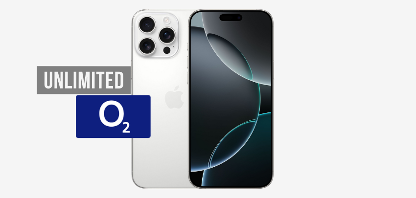 Apple iPhone 16 Pro Max (265GB) für einmalig 349€ im unbegrenzten GB o2-Tarif für 49,99€/Monat 