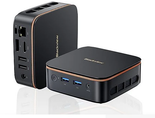 BLACKVIEW MP20-3300U, Mini PC mit AMD Ryzen™ 3, 16 GB RAM, 512 GB SSD, AMD Radeon™ RX Vega 6, Windows 11 Pro