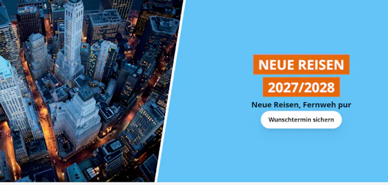 AIDA Kreuzfahrten 2027 und 2028 buchen - Neue Reisen nach Kanada, New York und in die Karibik mit Frühbucher-Bonus