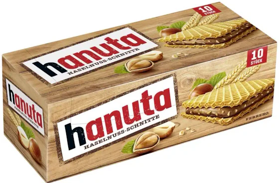 Hanuta Haselnuss-Schnitten – knusprige Waffeln mit zarter Haselnusscreme 220g für 2,27€(statt 3,29€)