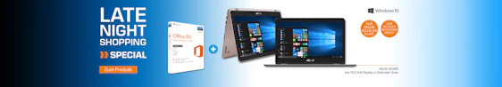 Asus ZenBook Flip + Office 365 + 150€ Cashback für 999€ - 13,3" Convertible mit i5-7200U, 8GB RAM und 256GB SSD