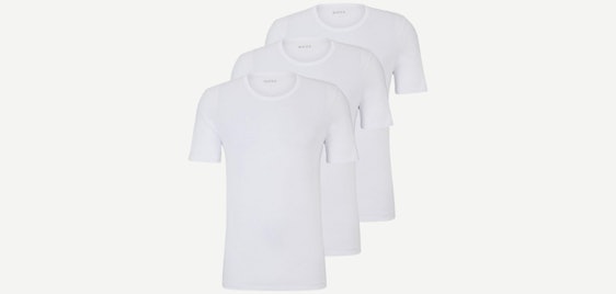 BOSS T-Shirts für 24€ - 3er-Pack, 100% Baumwolle, BCI-zertifiziert