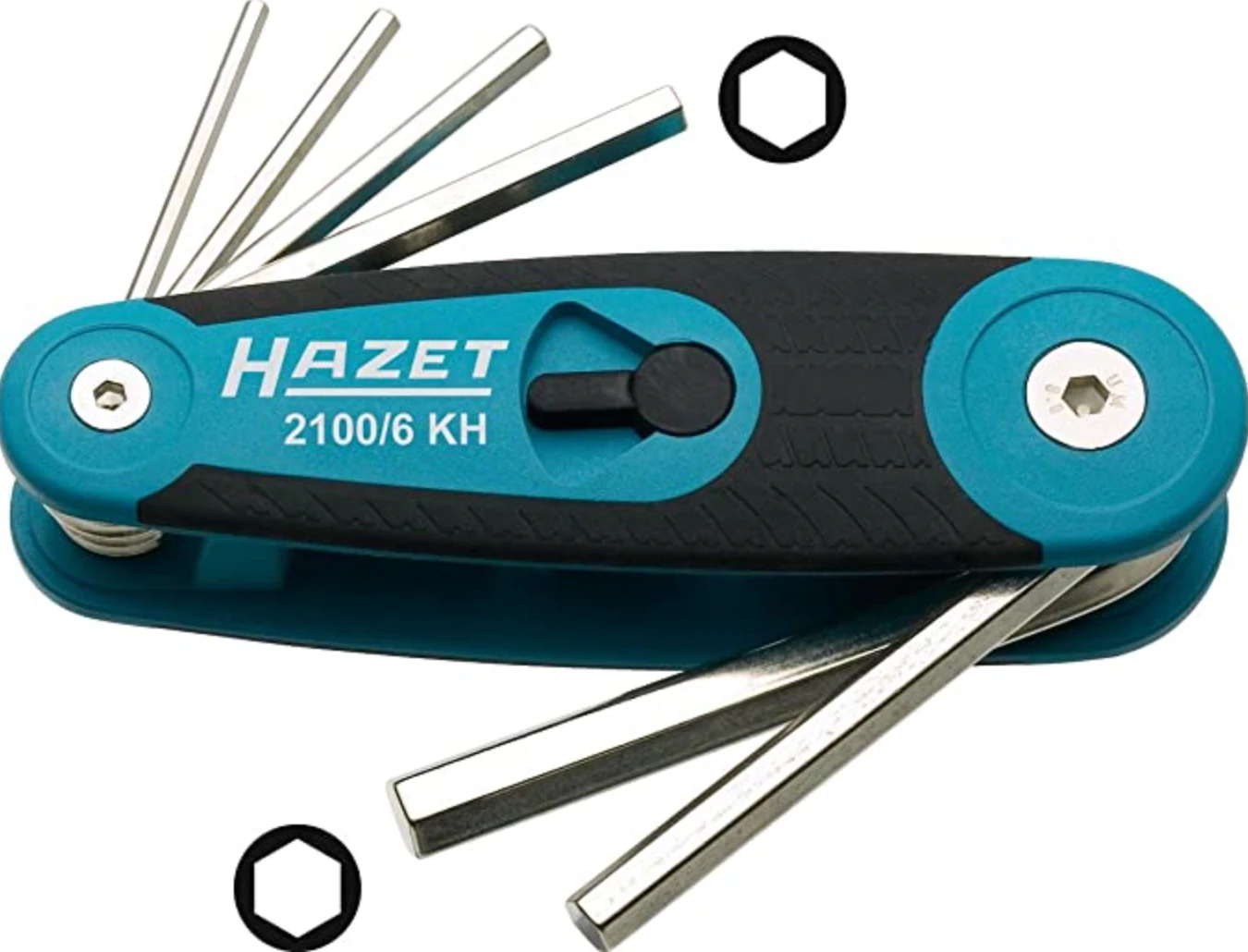 Innensechskantschlüssel Set Winkelschraubendreher-Satz 2100/6KH 6-tlg.Sortiment Innen-6k Hazet