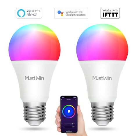 40% OFF Smart Lampen E27 RGB Dimmbar Kompatibel mit Alexa Google Home IFTTT Warmweiß