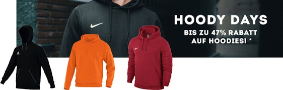 Hoody Days bei Vereinsexpress – Kaputzenpullis mit bis zu 47% Rabatt