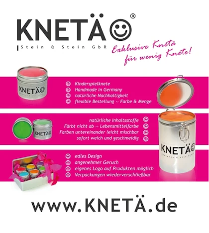 1 KG Exklusive Kinder-KNETÄ® in PINK > 10 €uro + 1 Schokolade geschenkt