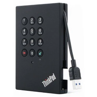 Lenovo ThinkPad USB 3.0 Secure Hard Drive 1TB für 105€ - externe Festplatte mit 256bit-AES Hardware-Verschlüsselung