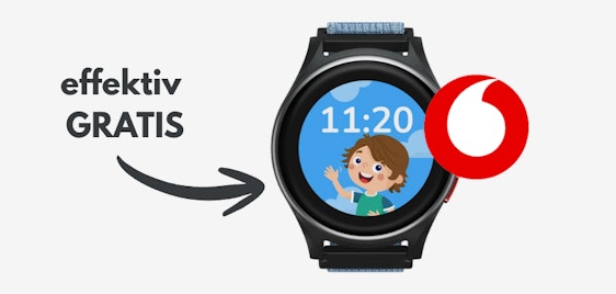 Effektiv GRATIS mit 25€ Amazon-Gutschein 💕 Anio 6 Kinder-Smartwatch im 3GB Vodafone Tarif