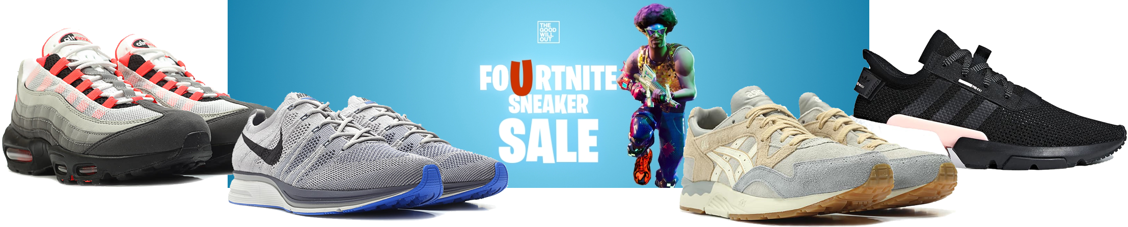 15% Extra-Rabatt auf Fourtnite Sneaker Sale bei The Good Will Out » alle 4 Tage 4 neue Deals