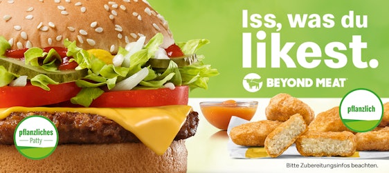 McPlant-Produkte gratis bei McDonald's probieren - Nuggets und Burger auf pflanzlicher Basis dank App-Coupon 🌱