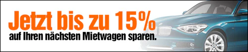 15% auf Autovermietung bei sixt