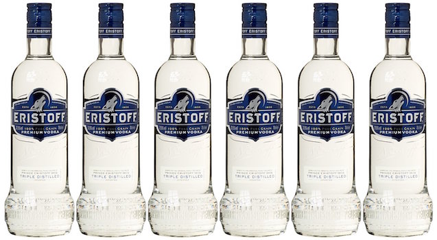 Eristoff Wodka für 22€ – 6 Flaschen à 0,7 Liter