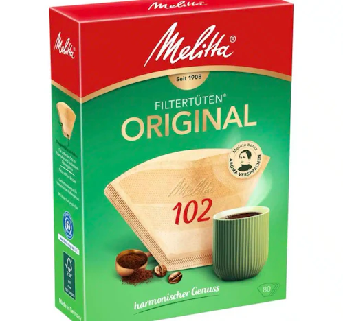 Melitta Filtertüten 102/80 in naturbraun für 1,35€(statt 2,29€)
