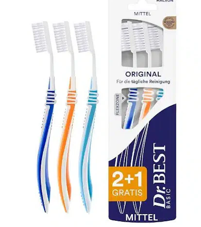 Dr. Best Zahnbürsten 3Pack 5mal kaufen für nur 7,24€