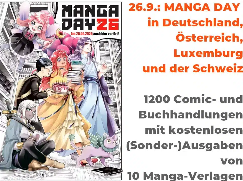 Safe the Date für alle Manga Fans - 26.09.26 5. Manga Day!!!