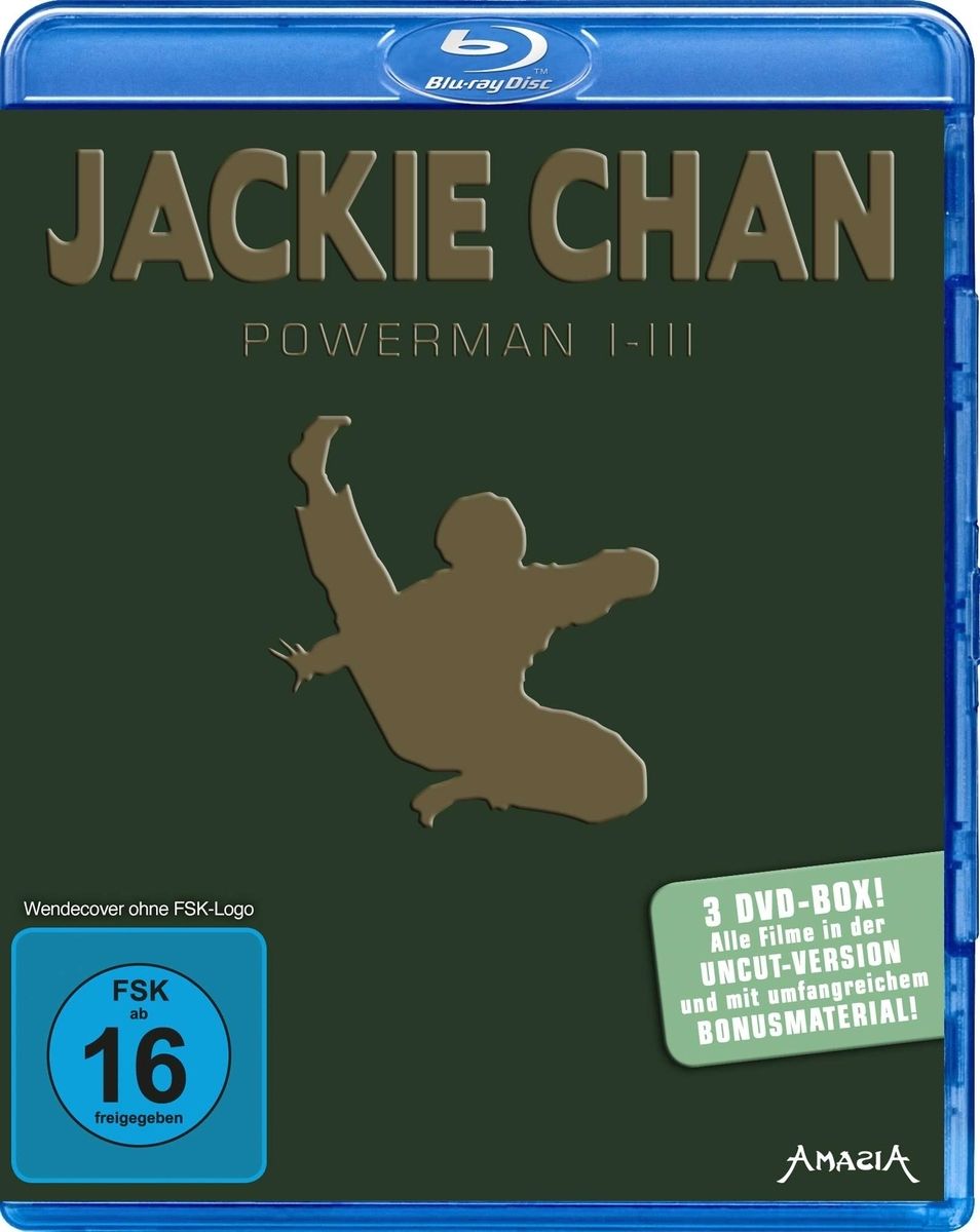 Jackie Chan - Powerman 1-3 [3x Blu-ray] für 8,95 EUR inkl. Versand