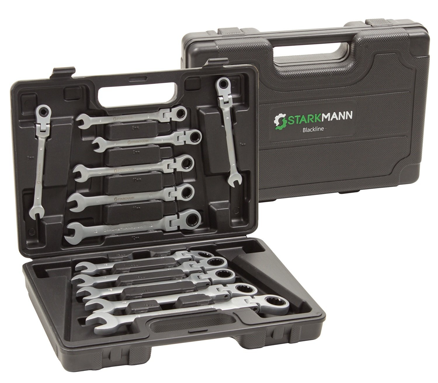 Starkmann Blackline Schraubenschlüssel-Satz für 20€ – 12-teilig