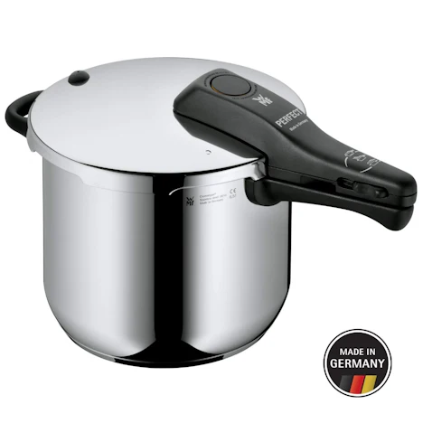 WMF Perfect Schnellkochtopf, 6,5l, 22 cm, Cromargan Edelstahl poliert