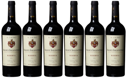 "Il Tauro" Salice Salentino, DOC 2011 Negroamaro trocken (6 x 0.75 l) für 23,94 EUR