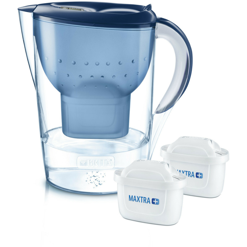 BRITA Marella XL Blau + 2  Kartuschen mit 5,04€ Preisnachlass