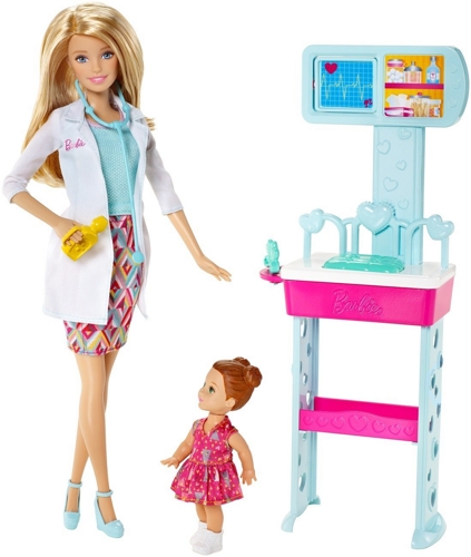 Mattel Barbie CCP71 - Ich wäre gern, Ärztin Spielset für 12,99 EUR