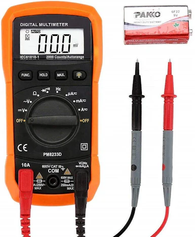 8233D Digital Multimeter cat III 600V