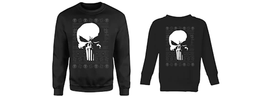 Marvel The Punisher Pullover für 21€ - in Damen-, Herren- und Kindergrößen