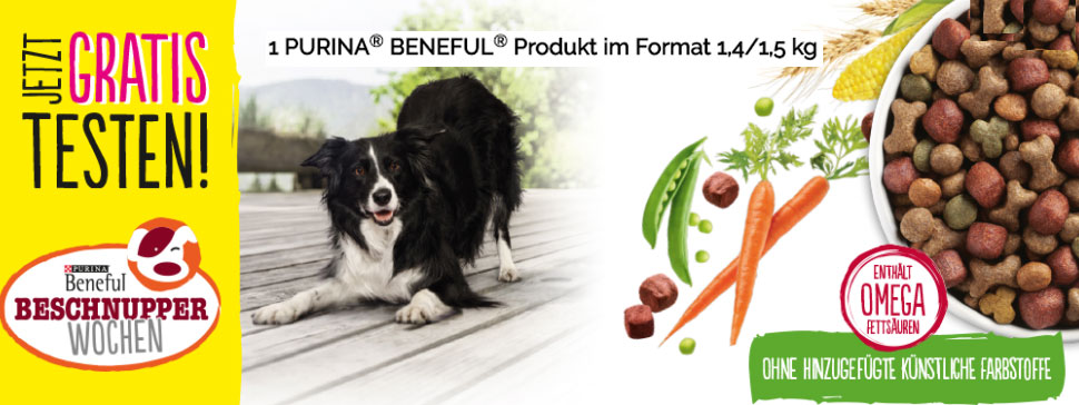 Gratis durch Cashback: Hundefutter Purina Beneful 1,4 - 1,5 kg