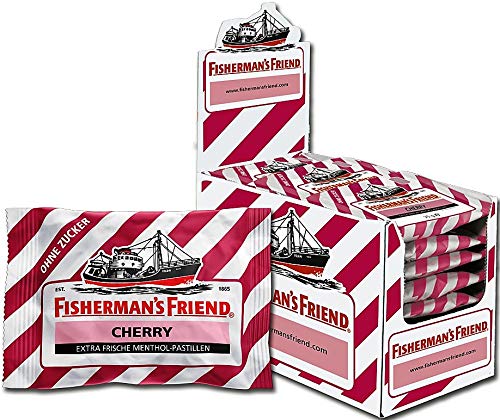 Fisherman's Friend Cherry | Karton mit 24 Beuteln 