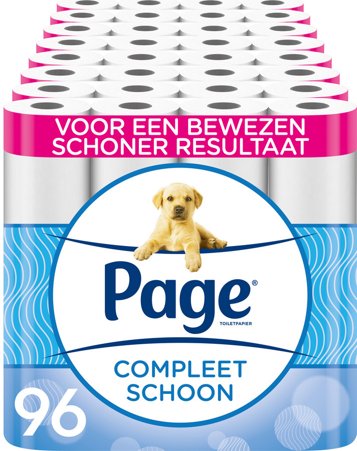 Nur bis Mitternacht! 96 Rollen Page Toilettenpapier für 34€ – mit geprägtem Welpen-Druck und 3D Wave-Textur 