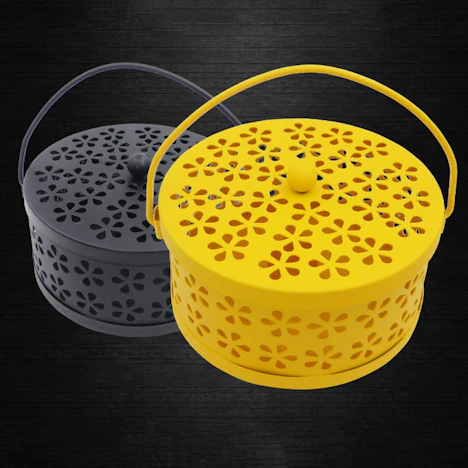 Iron Hollow Mosquito Coils Box Moskito Killer Pest Repeller Mosquito Coils Holder Case