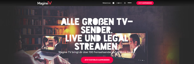 Magine TV 4-für-1-Aktion - 4 Monate für nur 6,99€ testen