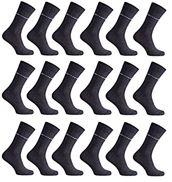 18er Pack Pierre Cardin Herren Business-Socken Schwarz PC8010 für 9,99 EUR inkl. VSK
