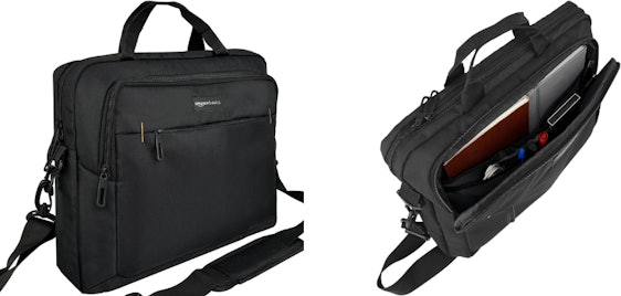 Amazon Basics kompakte Laptoptasche für 14€ - Umhängetasche für Laptops bis zu 15,6 Zoll