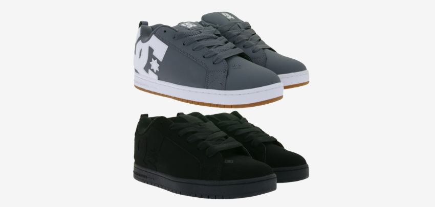 DC Court Graffik Sneaker für 34€ - abriebresistente Sohle, Atmungsaktivität, Echtleder