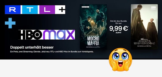HAMMER Einführungspreis 🤠 HBO Max RTL+ Bundle nur 10€