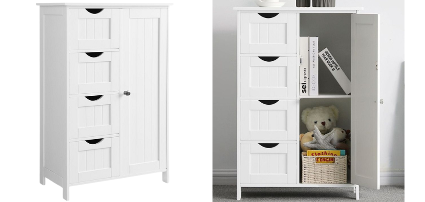 Vasagle Sideboard für 45€ - im Landhausstil, 81cm hoch 