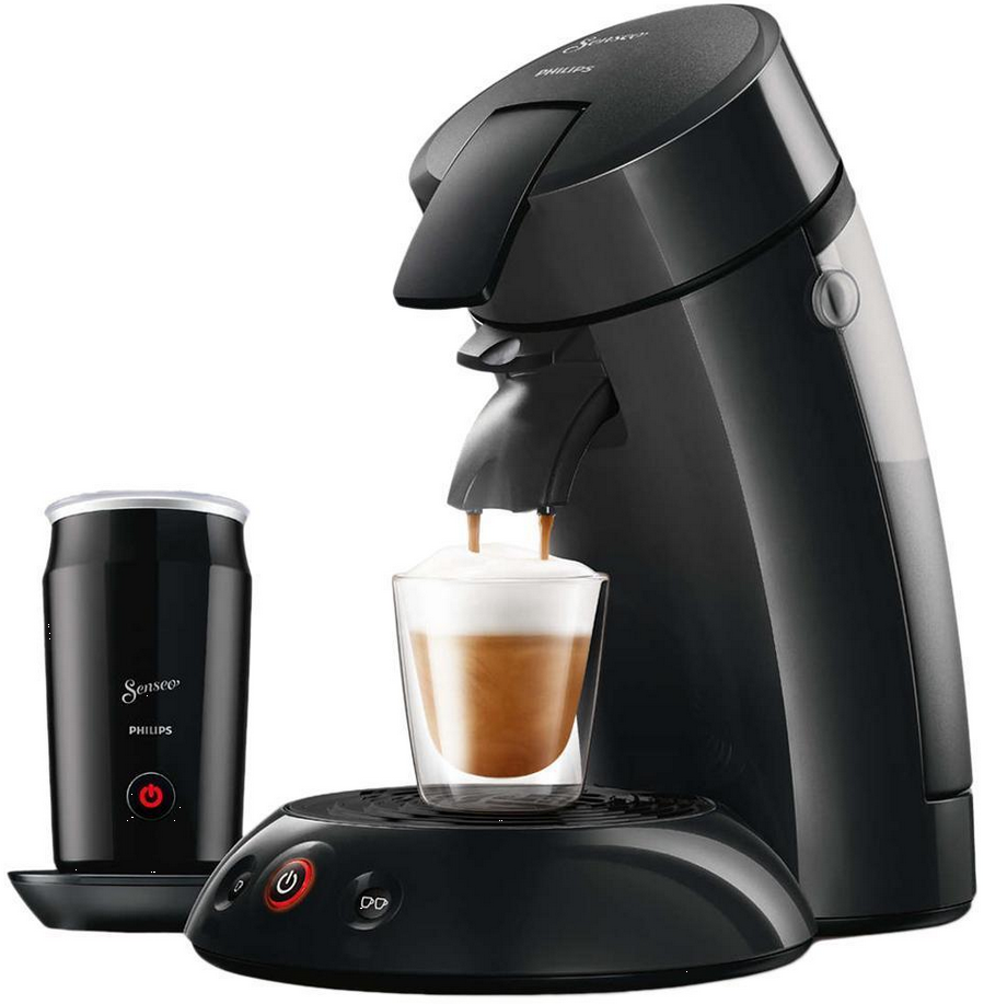 Philips Senseo HD7817/19 + Milk HD7819/60 für 62€ – Kaffeepadmaschine für bis zu 2 Tassen und Milchaufschäumer