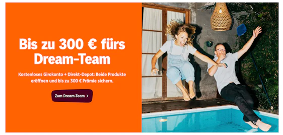 Bis zu 300 € Prämie für Neukunden sichern 🎉🤑 Kostenloses ING Girokonto & Direkt-Depot + 3,75% p.a. auf Tagesgeld 🤩
